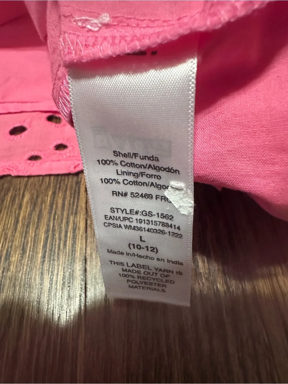 Scoop pink closure girls